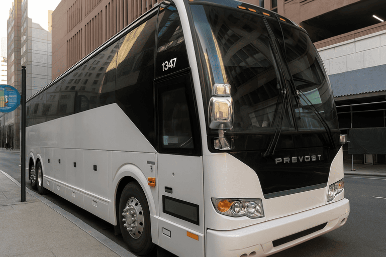 a Charter Bus Rental Bolingbrook coach bus